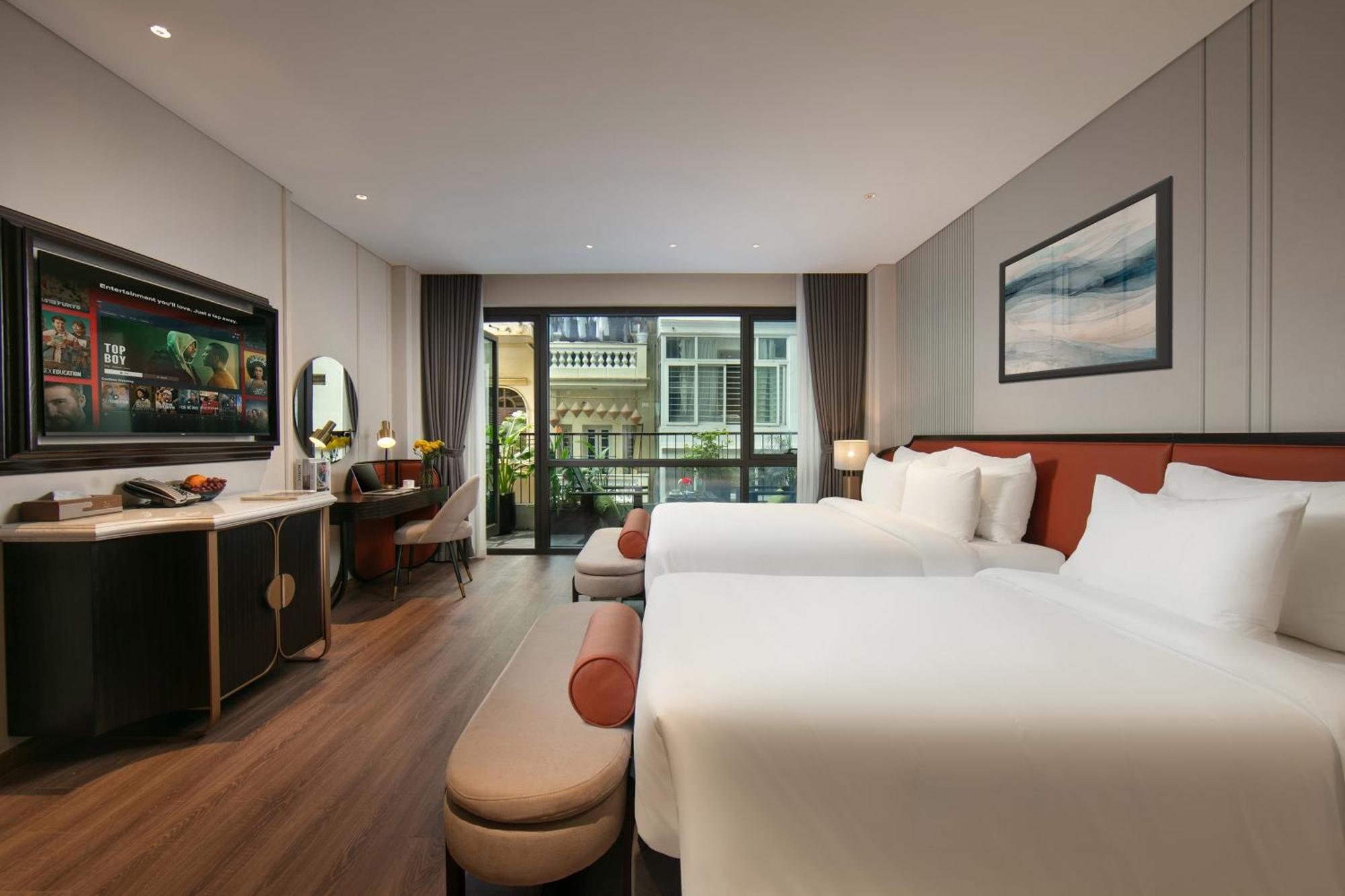 Le Premier Hotel & Rooftop Bar Hanoi Exterior foto